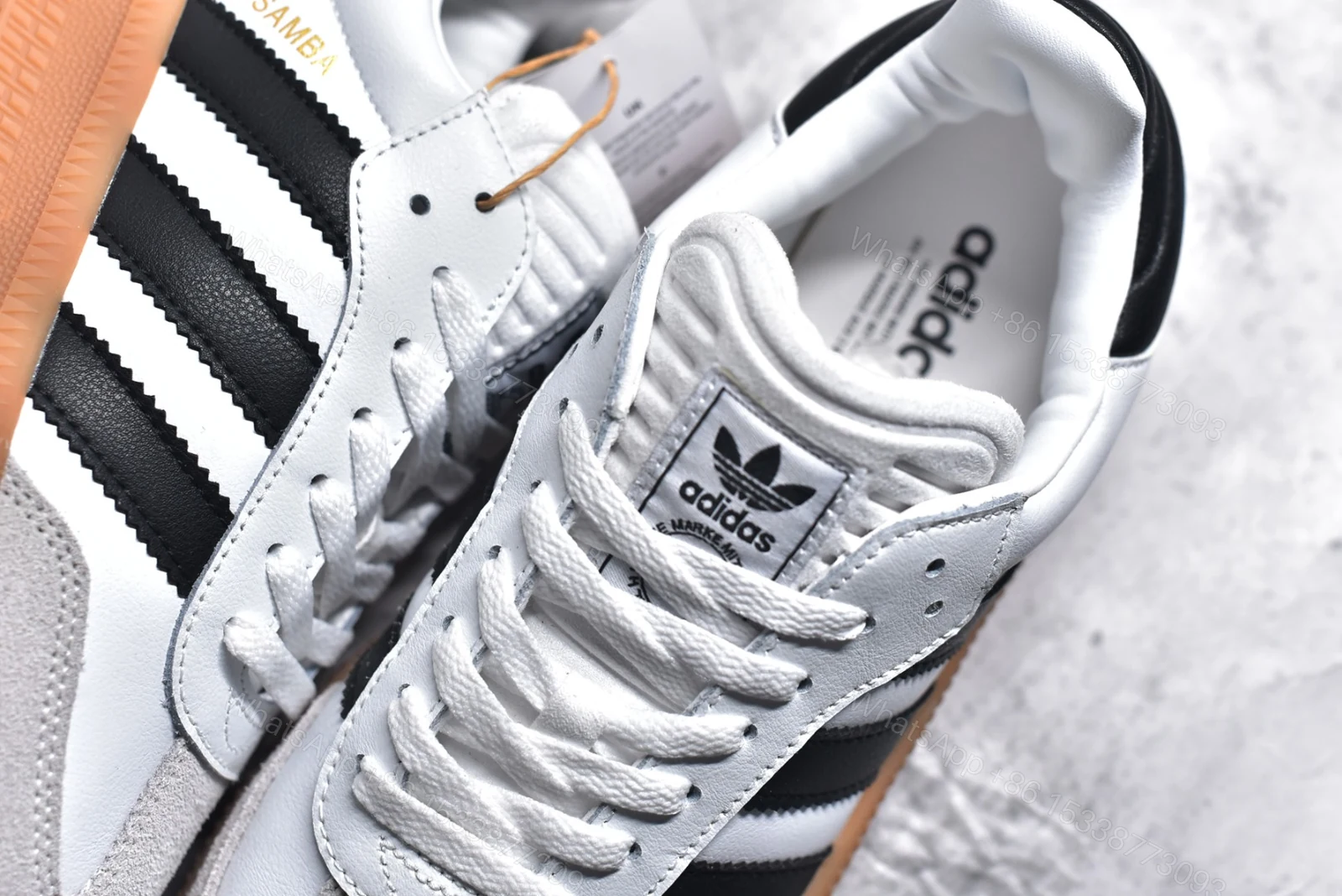 View 5 of Adidas Samba XLG White Black Gum