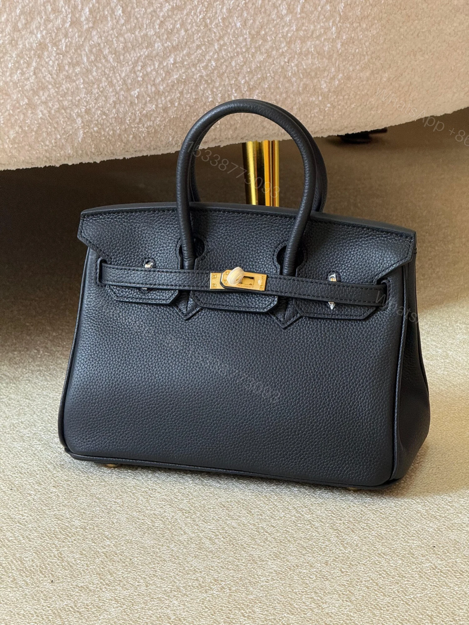 Hermès Birkin 25 bag in Black Togo Leather — view 1