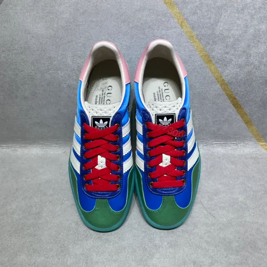 View 7 of ADIDAS X GUCCI GAZELLE LOW-TOP SNEAKERS IN LIGHT BLUE – GC186