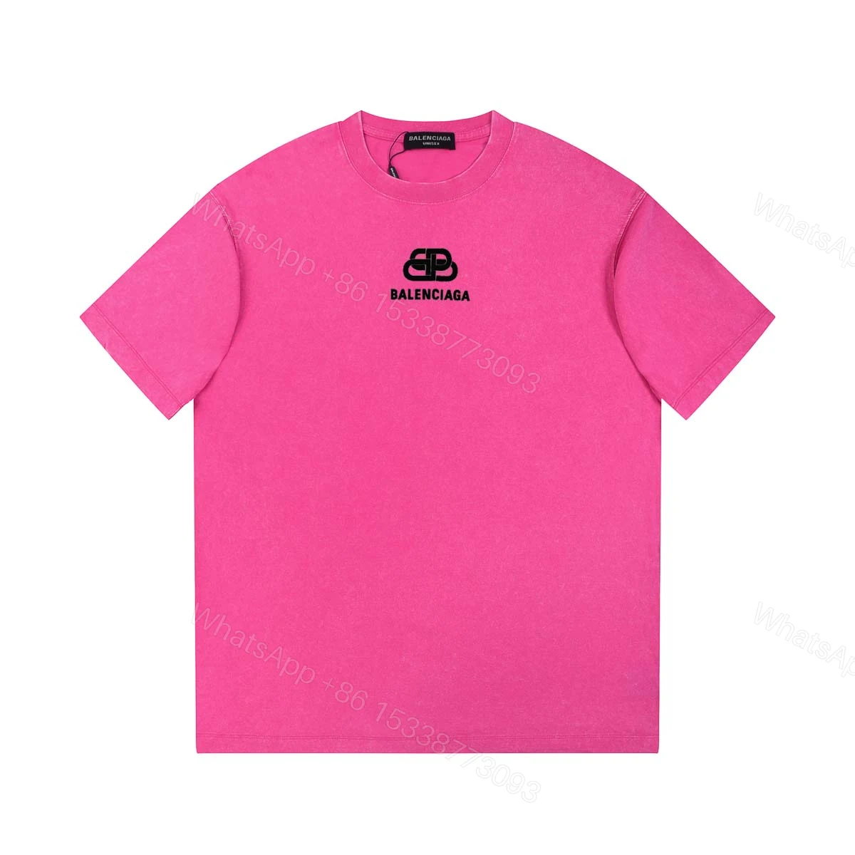 Balenciaga 一比一 小LOGO簡約短袖T恤 基礎百搭款 — view 1