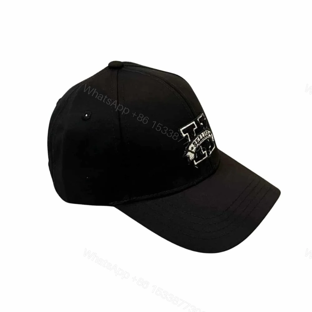 Hermes Davis H Sellier Cap Black — view 1