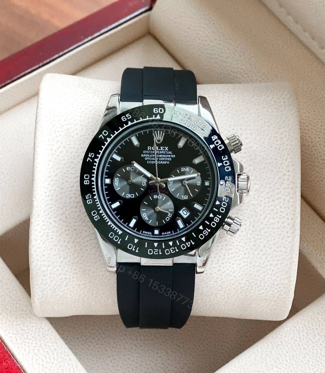 Rolex Daytona Black Dial Quartz 12mm — view 1
