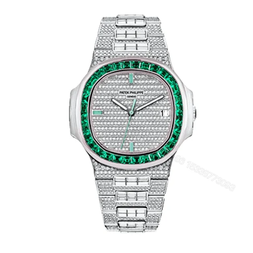 Patek Philippe Super Clone Emerald Bezel 5711 — view 1