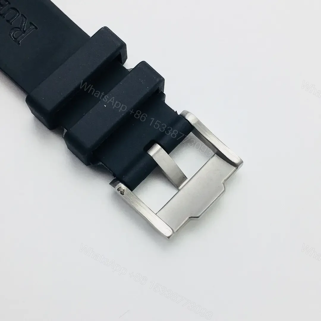 View 7 of Fake Rolex Submariner Blue Oysterflex Premium Rubber Strap 40MM 116660-ROLEX-SUB-BLUE-OYS40
