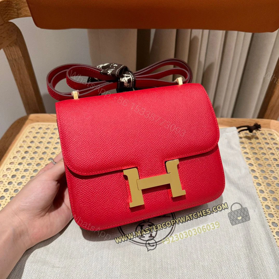 Hermes Constance 18 in Red — view 1
