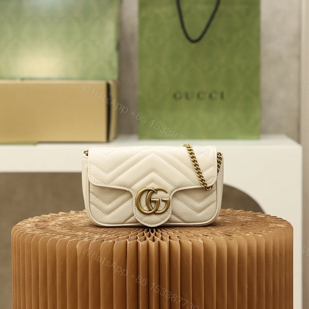 GUCCI一比一白色鏈條迷你包百搭設計精緻感滿分 — view 1