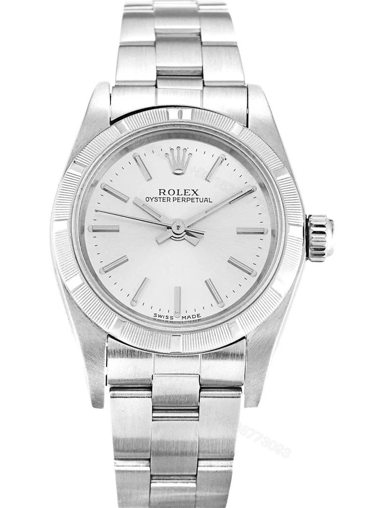 Replica Rolex Oyster Perpetual Lady Silver Dial 67230 26 mm — view 1