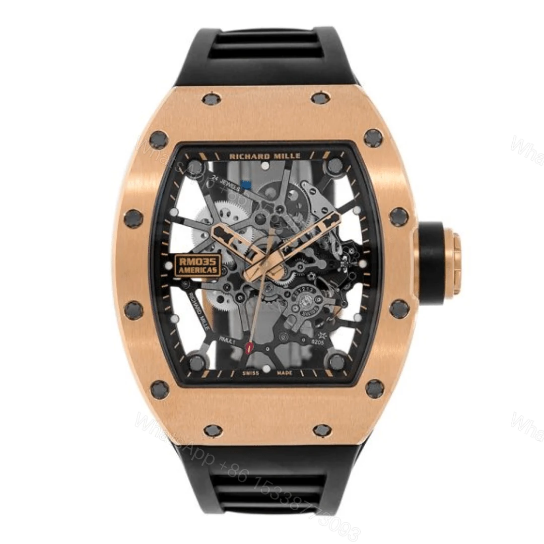 Richard Mille RM035 Americas Toro Rose Gold Replica — view 1