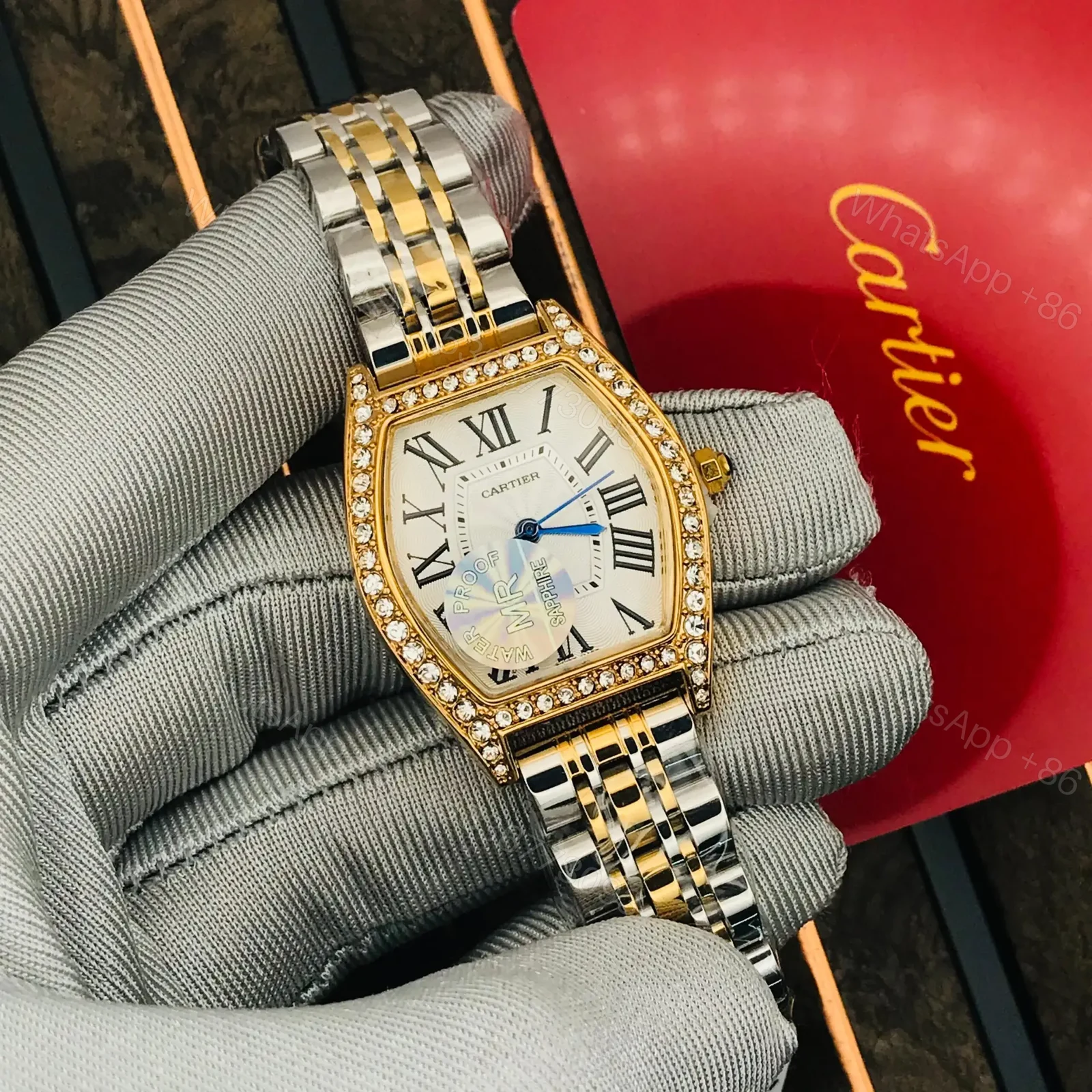 Cartier Tortue Watch 39 mm Gold Watch — view 1