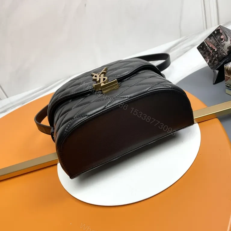 View 5 of Chic Quilted Crossbody with Gold Hardware Bag