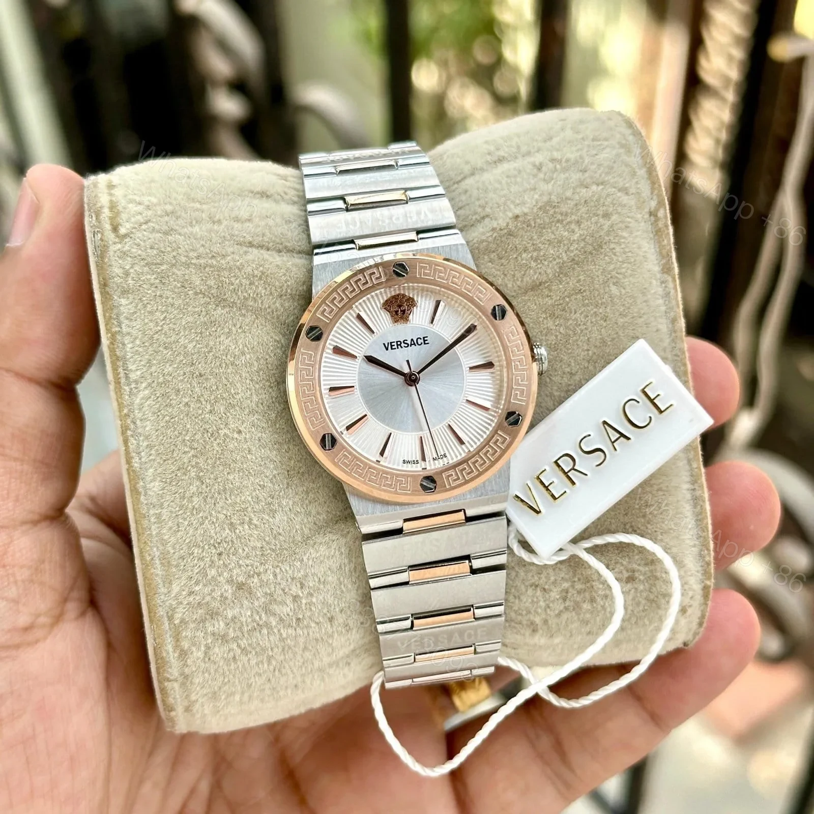 Versace Greca Logo Metal bracelet — view 1
