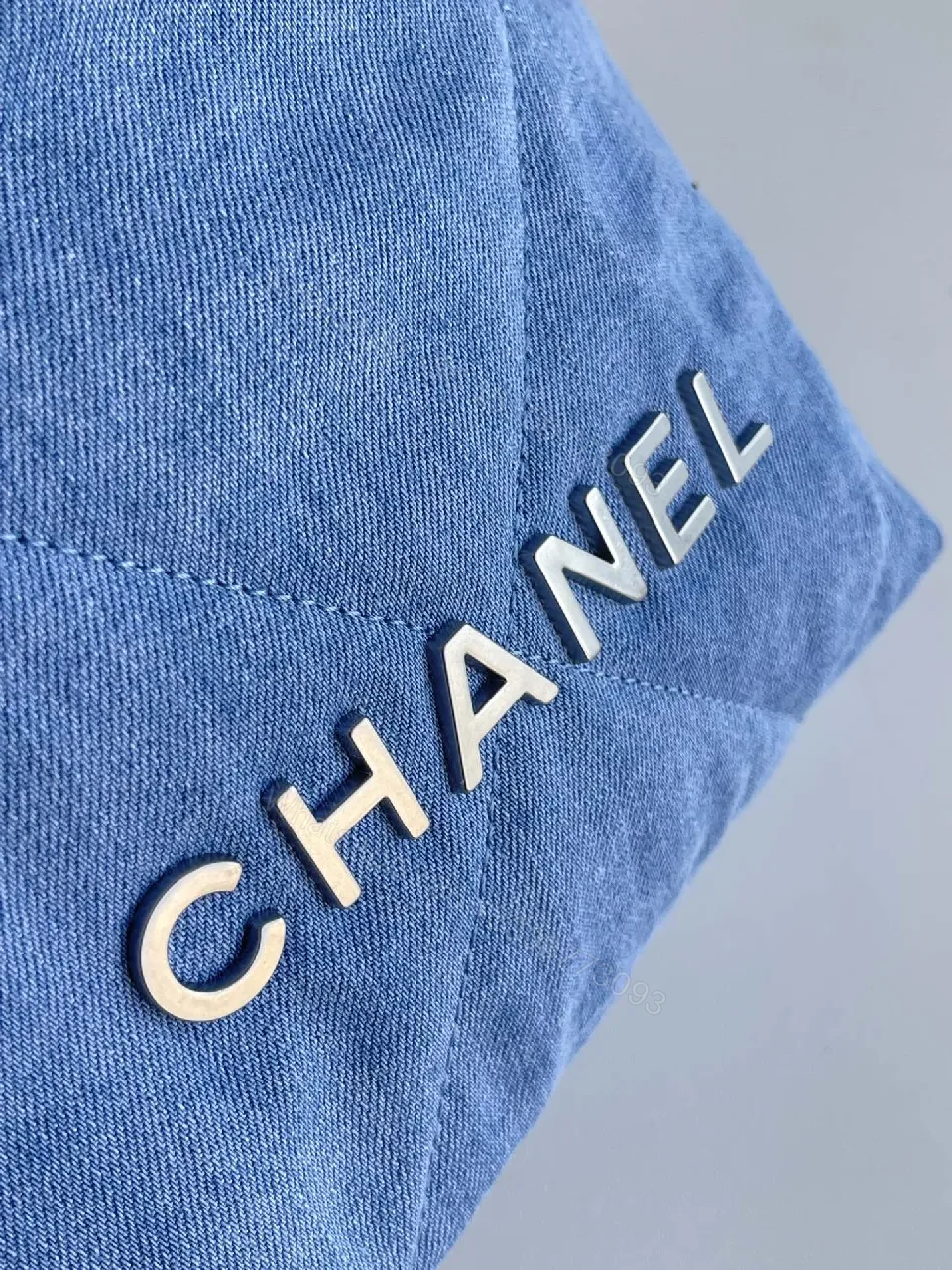 View 7 of Denim Chic Chain-Detail Bag: Modern Texture, Classic Flair