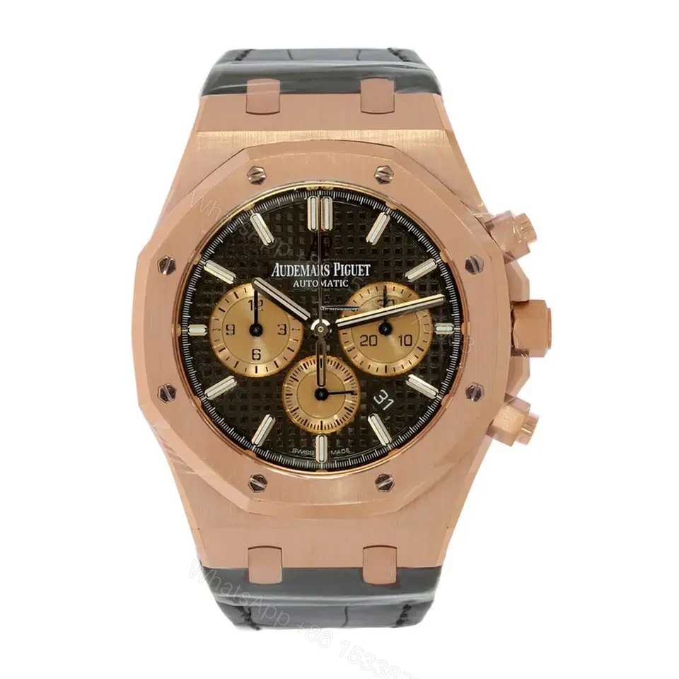 Audemars Piguet Royal Oak Chronograph Rose Gold Brown Dial – 41mm — view 1