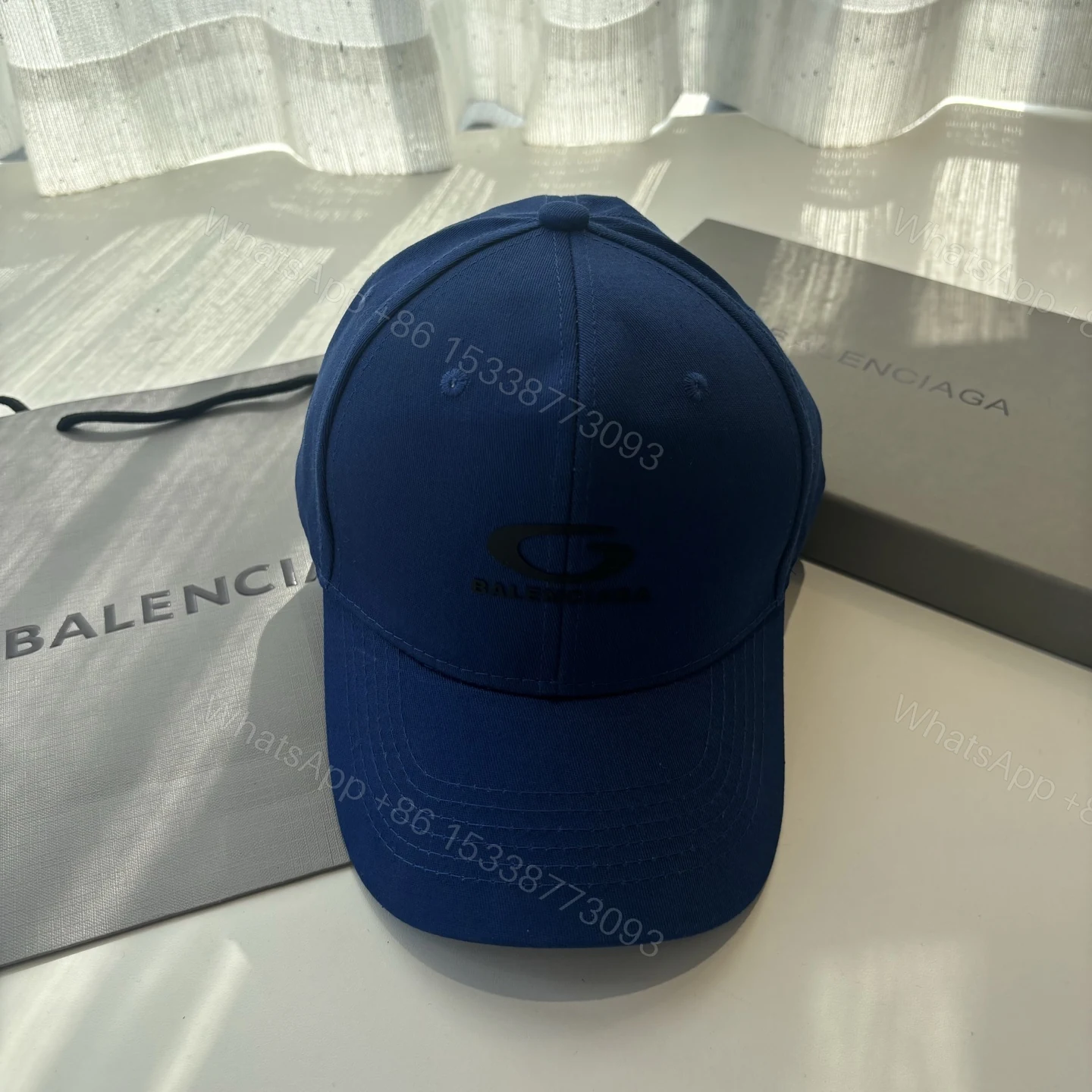Balenciaga A貨男女款棒球帽經典刺繡Logo休閒百搭帽款 — view 1