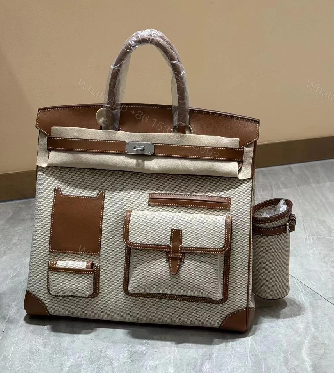 Hermès Cargo HAC Birkin 40 Military — view 1
