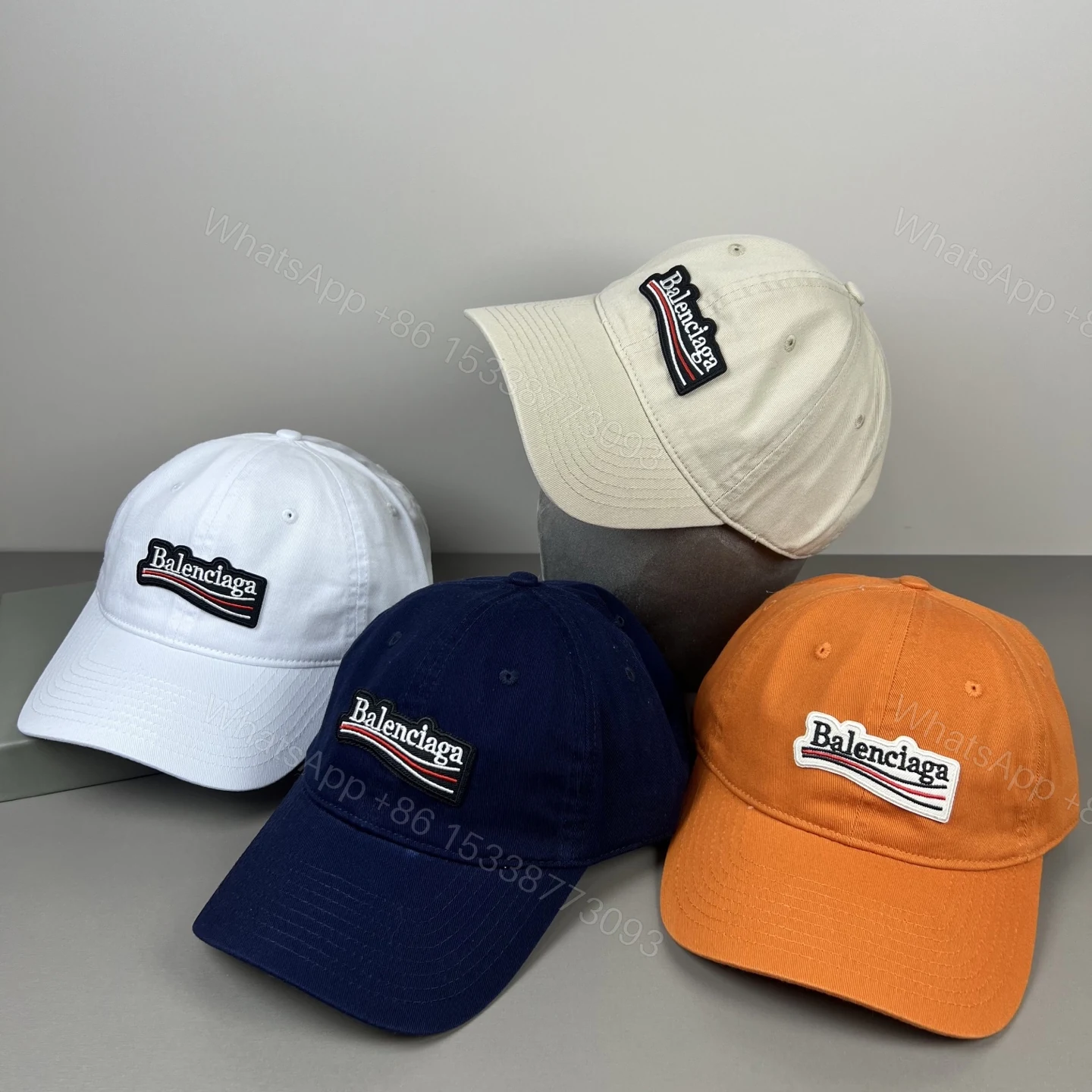 Balenciaga A貨男女款簡約Logo棒球帽多色可選百搭休閒帽 — view 1