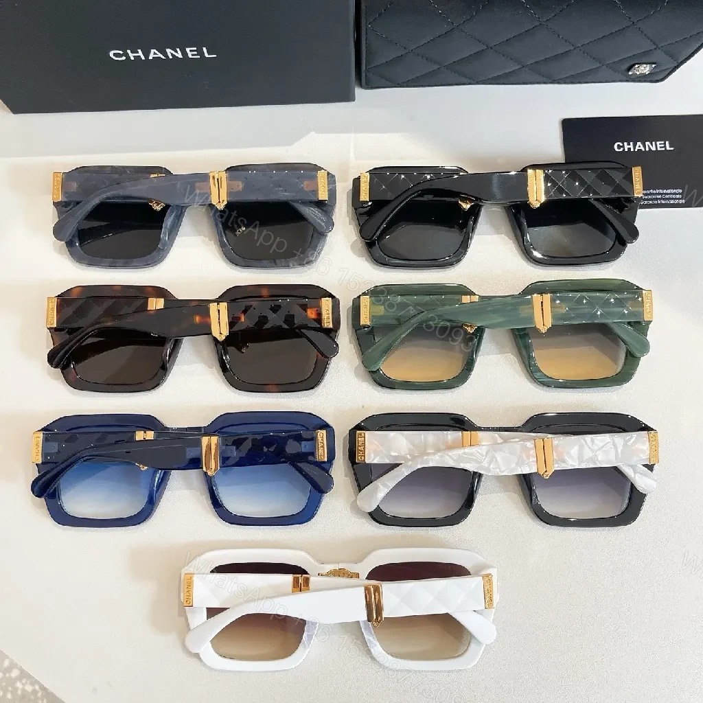 View 7 of Oversized Marble-Accent Acetate Sunglasses, Luxe Square