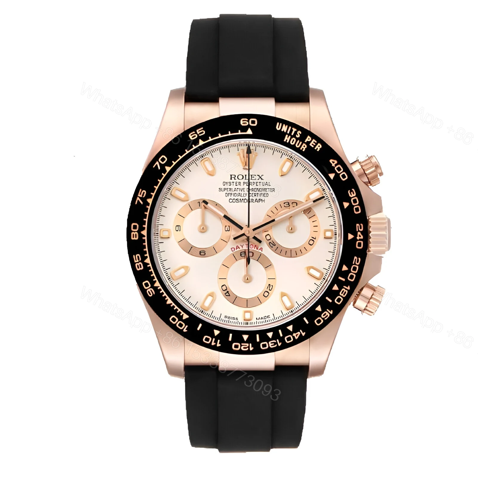 Rolex Cosmograph Daytona Rose Gold Oysterflex 116515 Replica — view 1