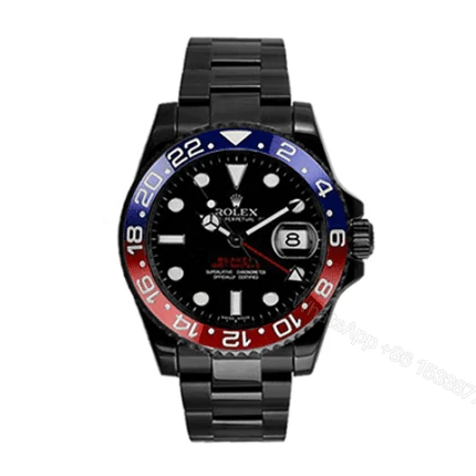 Rolex GMT-Master II 126710BLRO Super Clone: Blaken Blackout 40mm Pepsi Black Dial — view 1