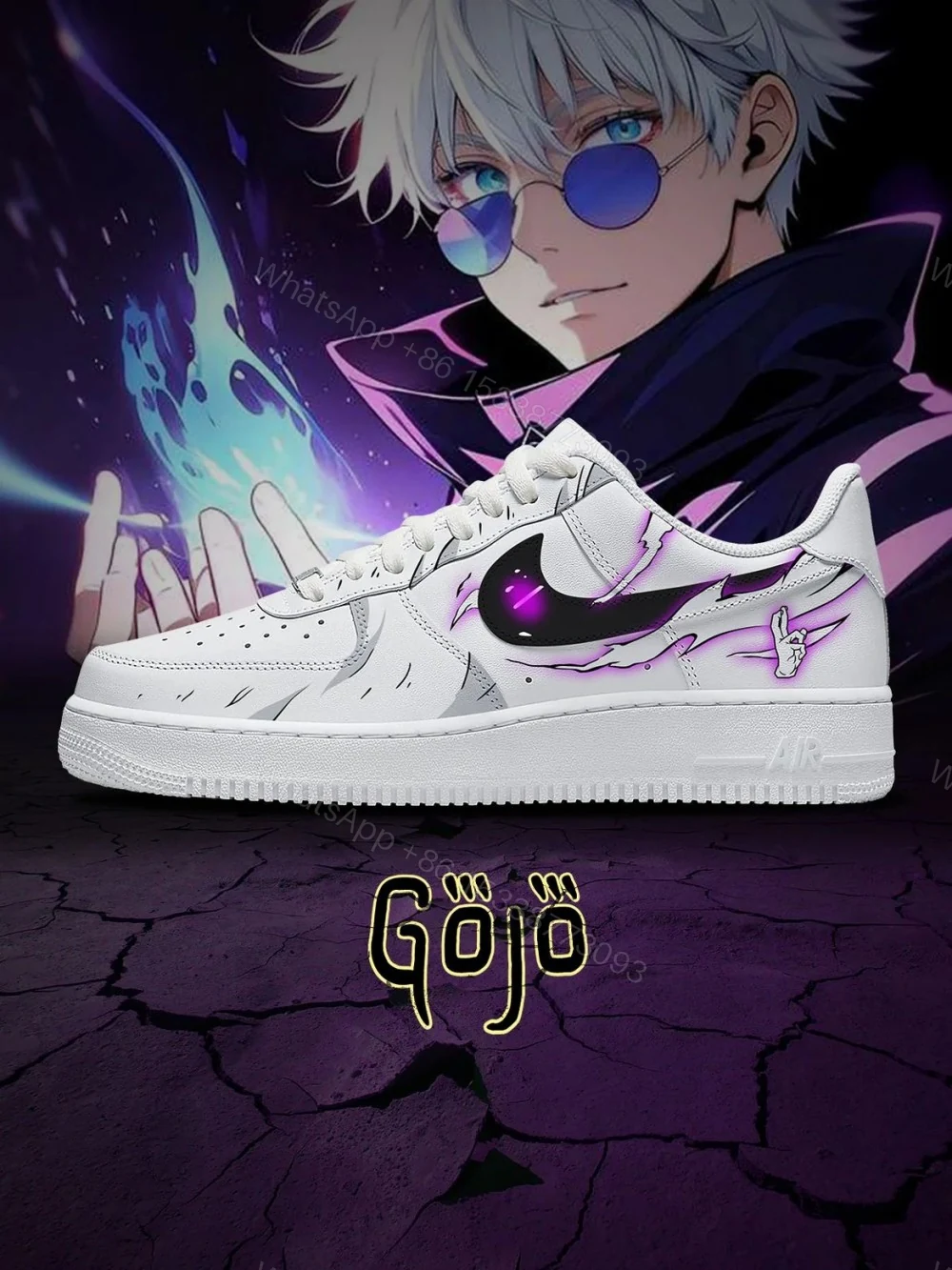 Satoru Gojo V.6 Custom Air Force 1 — view 1