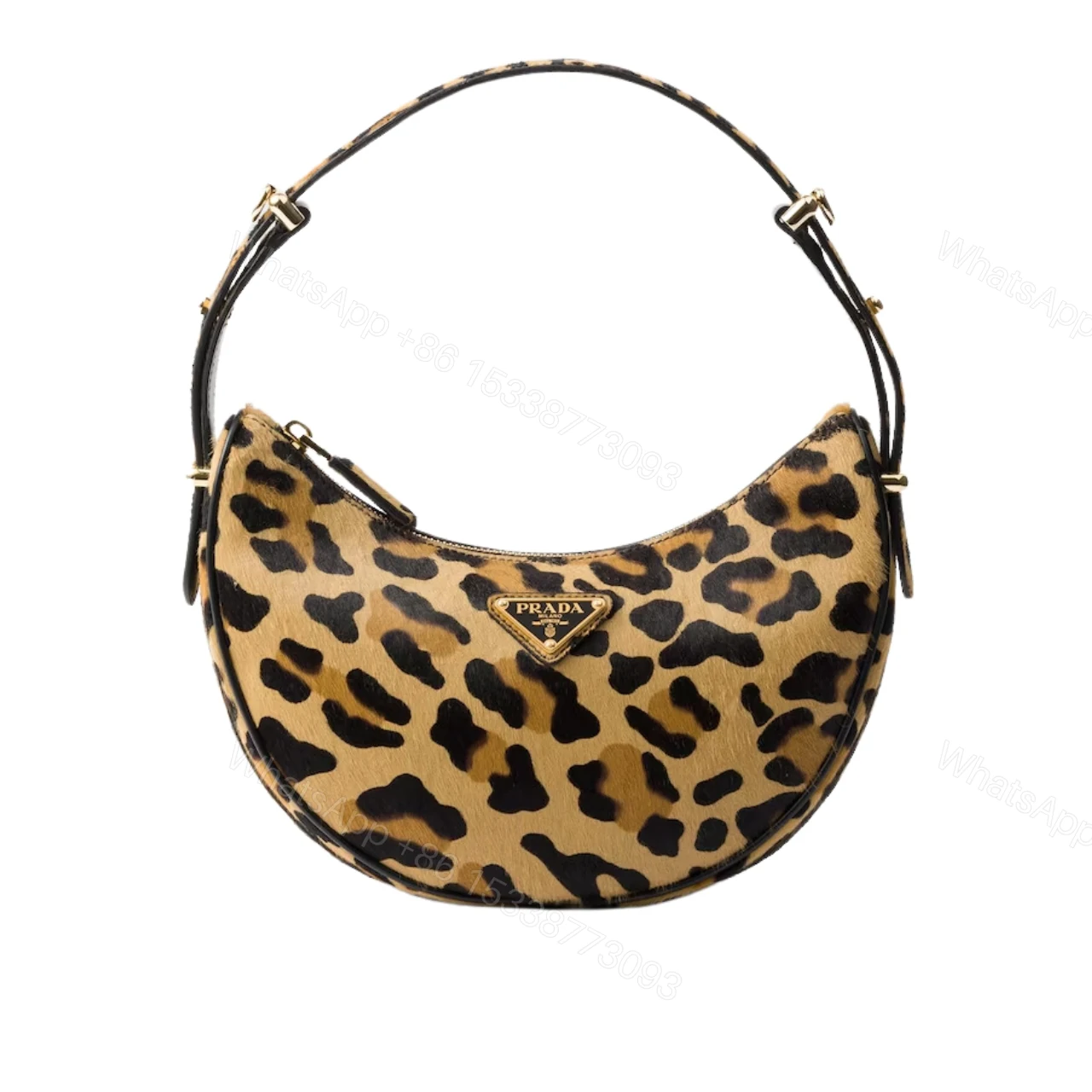 PRADA ARQUÉ PRINTED SHOULDER BAG HONEY 22CM — view 1