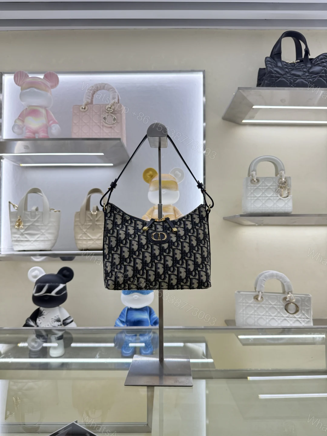 Dior高仿女款肩背老花包大容量通勤設計百搭復古風 — view 1