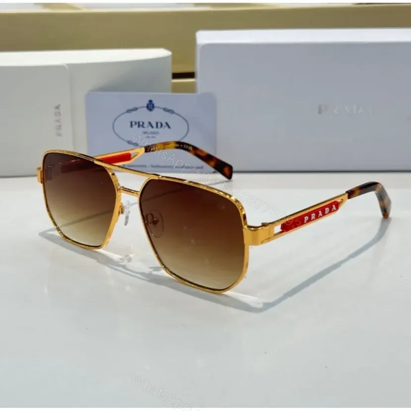 Prada Sunglass Brown Unisex 142 Frame UV Protection — view 1