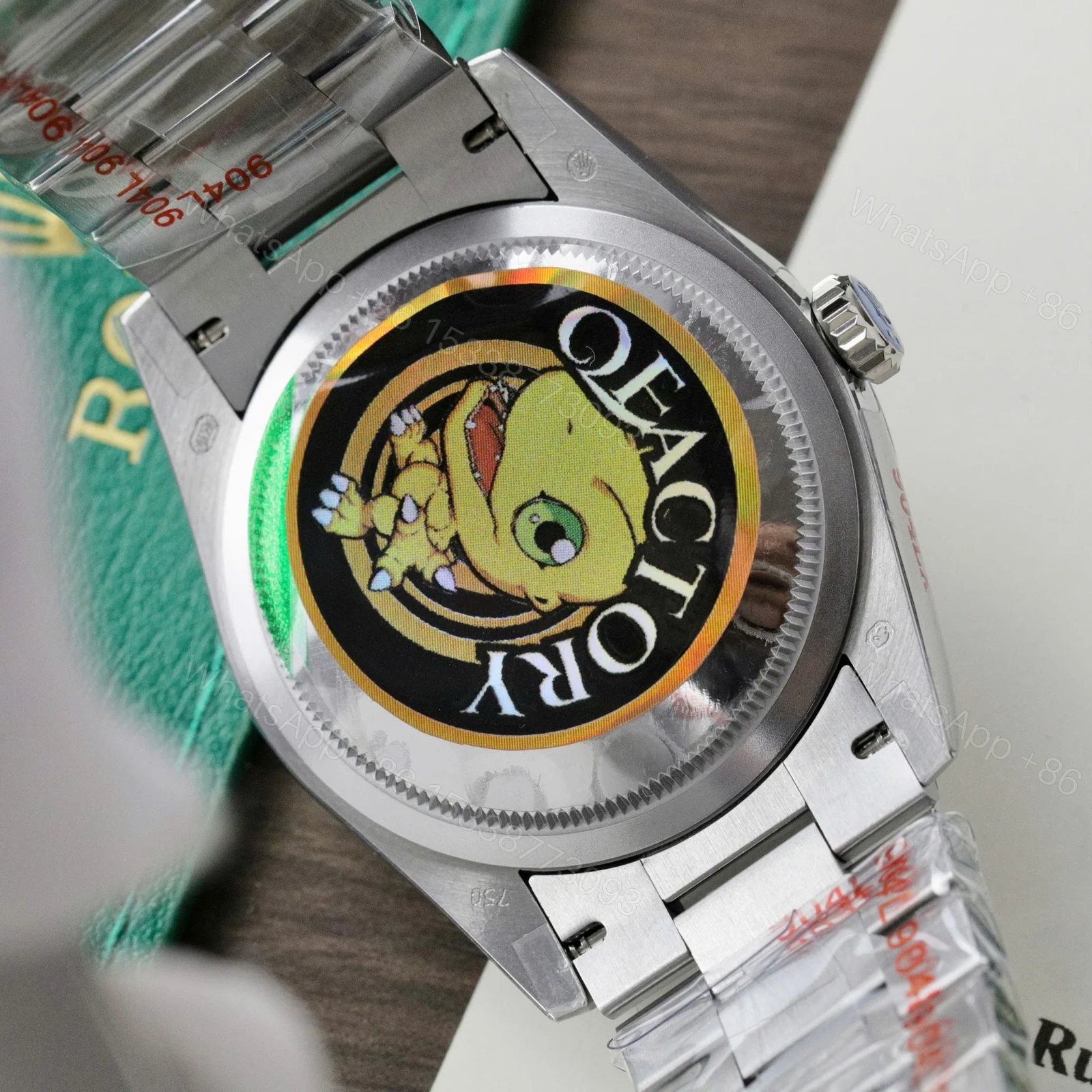 View 9 of Superclone Rolex Day-Date Pink Diamond Dial 128236-0024 36 mm