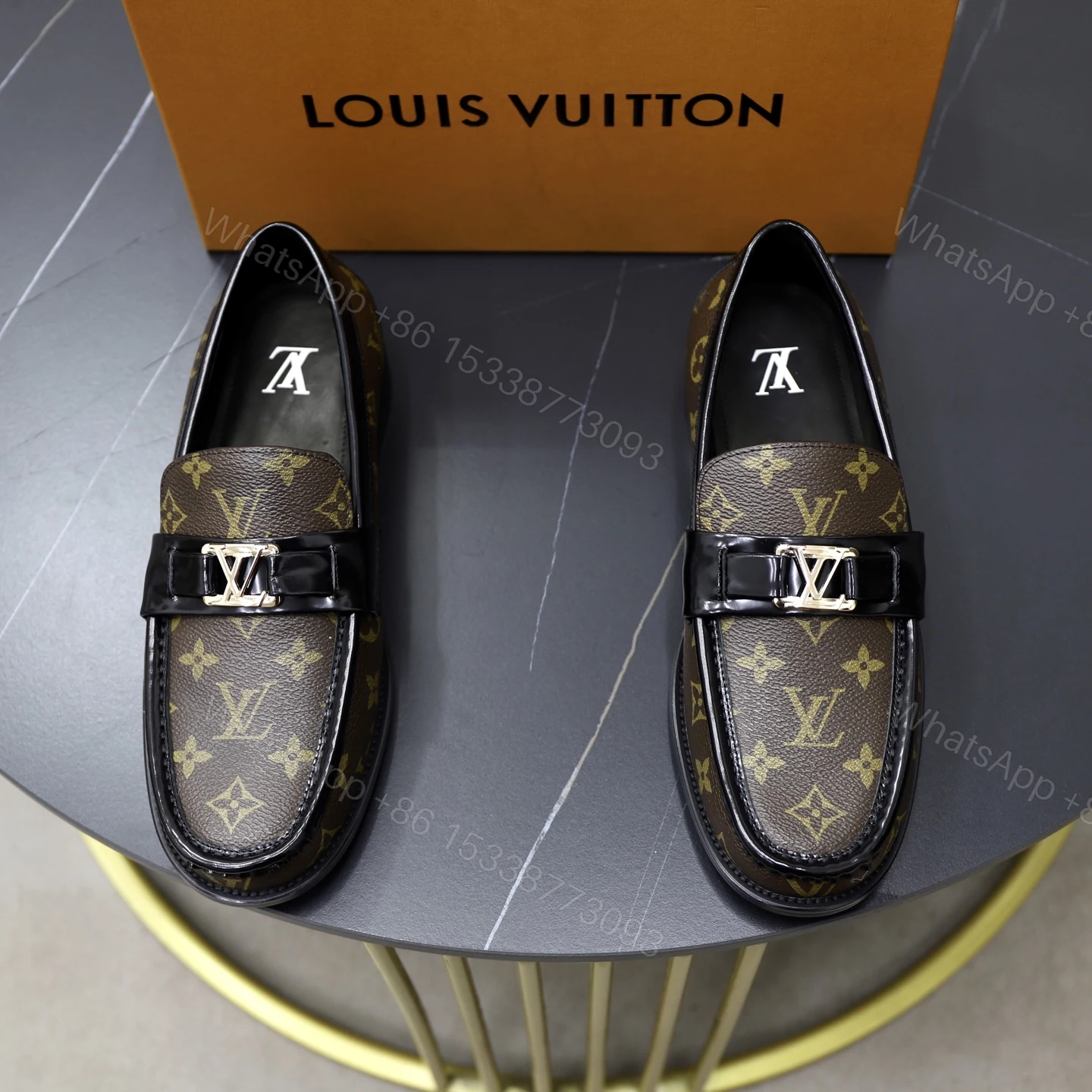 Louis Vuitton A貨拼接老花運動鞋 厚底透氣百搭街頭款 — view 1