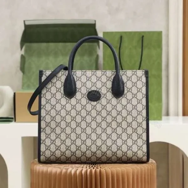 Gucci Small Tote Bag Super Quality Canvas 35cm — view 1