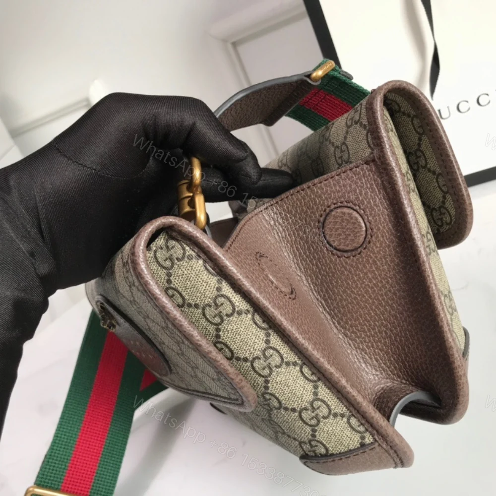 View 5 of Gucci Neo Vintage Small Messenger Bag Beige 22Cm