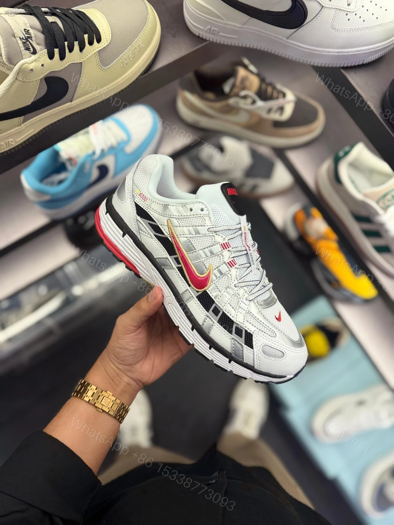 First Copy Nike P-6000 Trainer Metallic Red – Premium Quality Sneakers — view 1