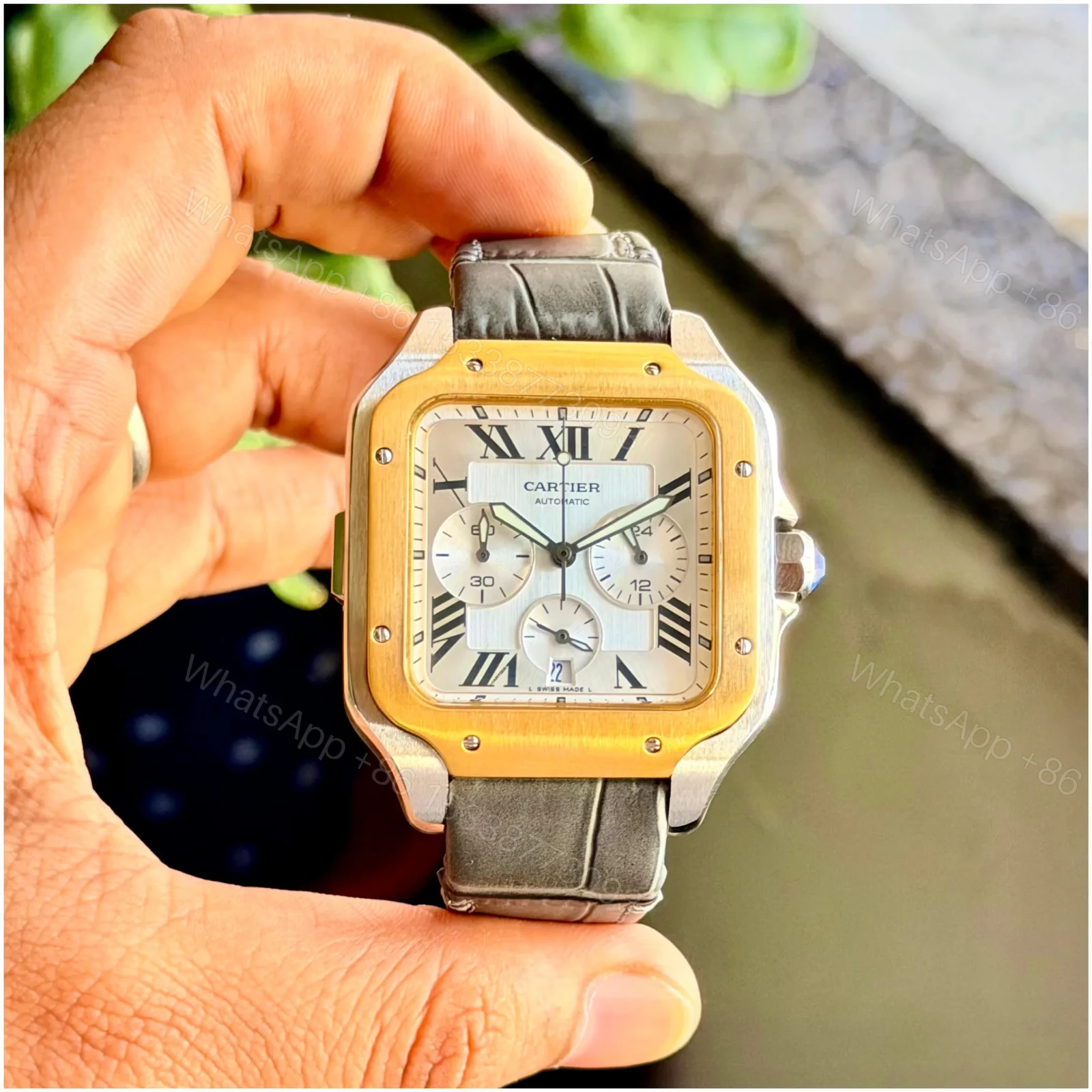 Cartier Santos de Cartier Semi ETA Chronograph — view 1