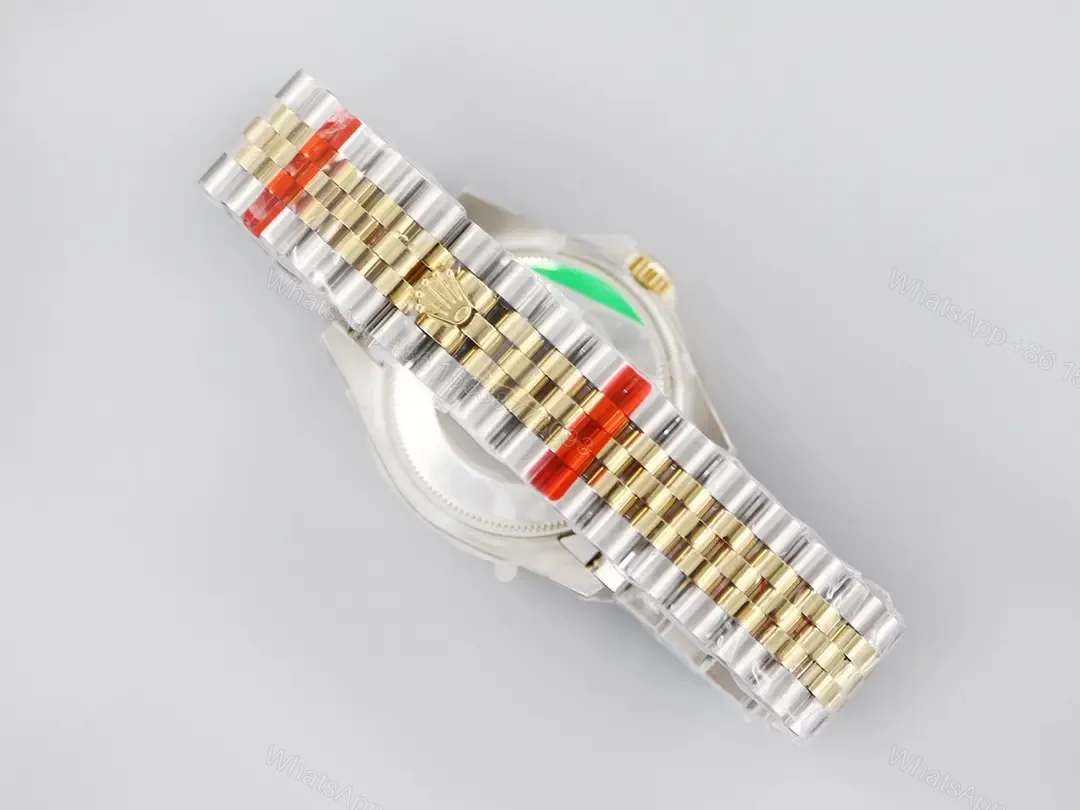 View 9 of Rolex Datejust 36 Two Tone Diamond Replica Premium Grey Dial Jubilee Bracelet 116233-0205