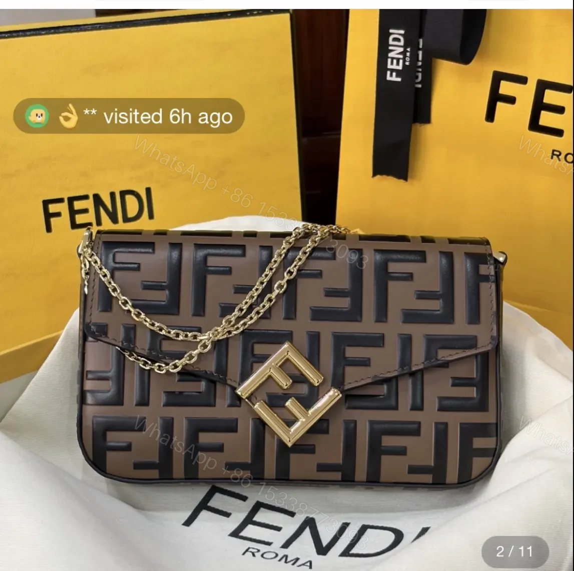 Fendi FF Diamonds Wallet on Chain bag i — view 1