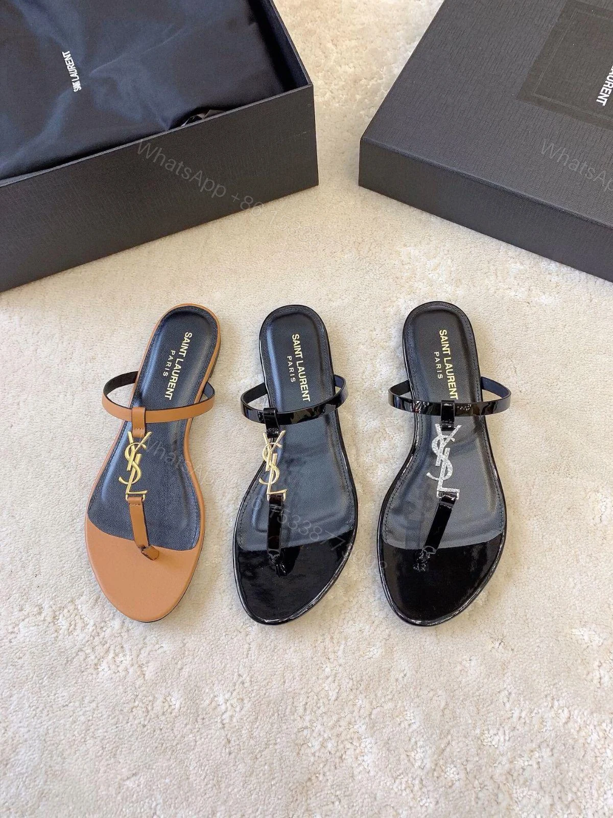 BUY FIRST COPY YSL TRENDY STYLISH FLATS FOR WOMEN — view 1