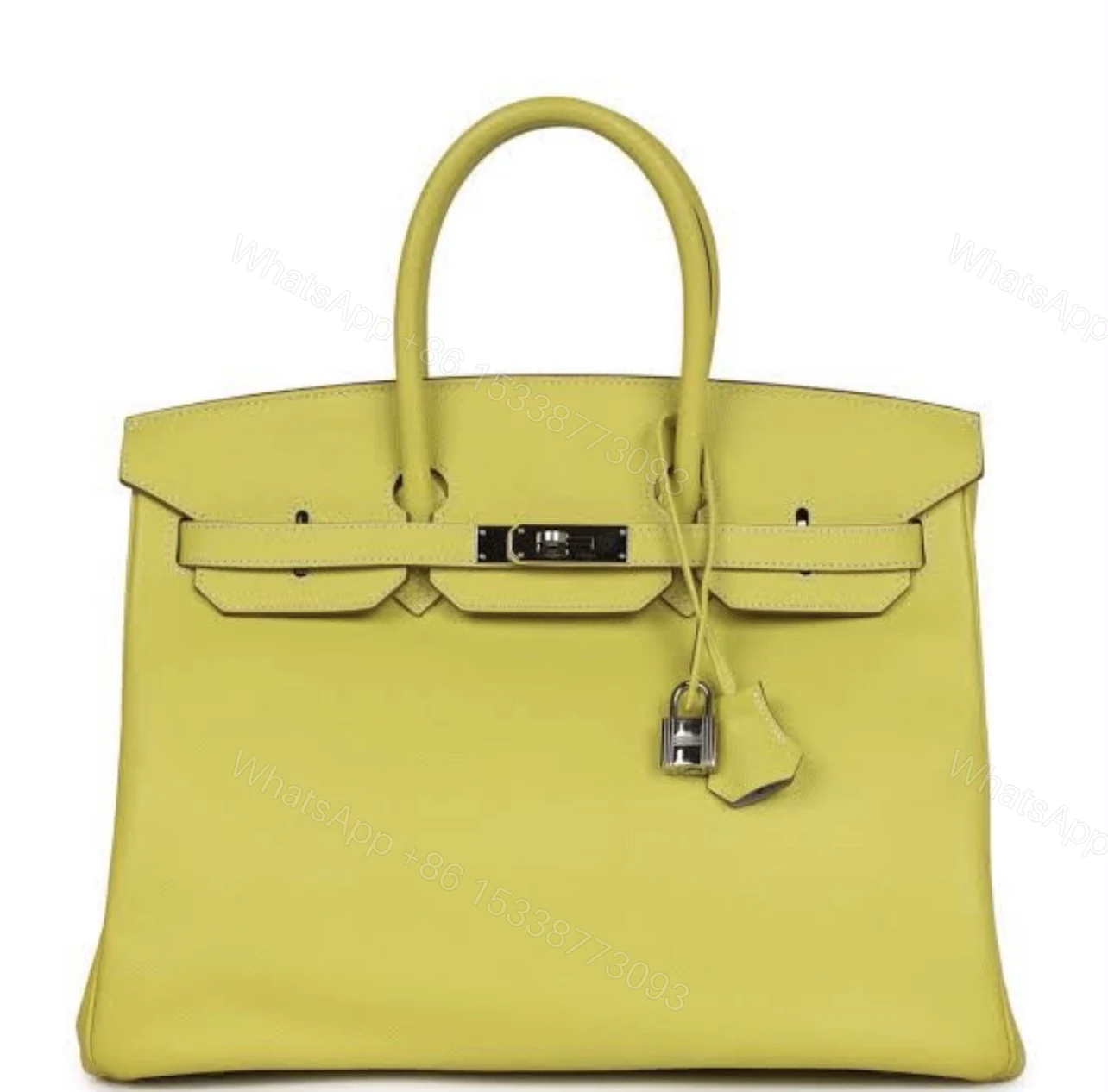 Hermes Birkin 35 Lime togo leather — view 1