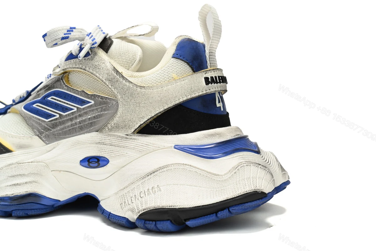 View 8 of Balenciaga CARGO Sneaker White Blue 784339-W2MV1-5895
