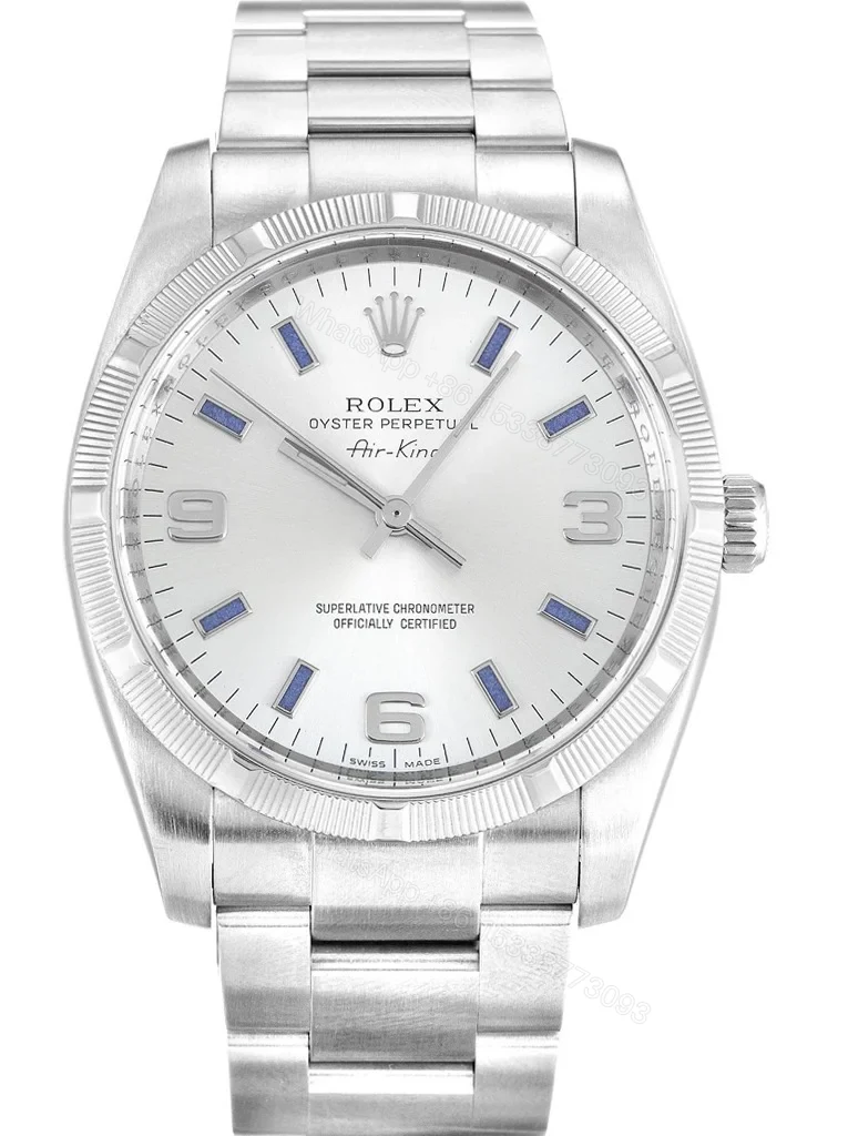 Replica Rolex Air-King Silver Dial 114210-2 — view 1