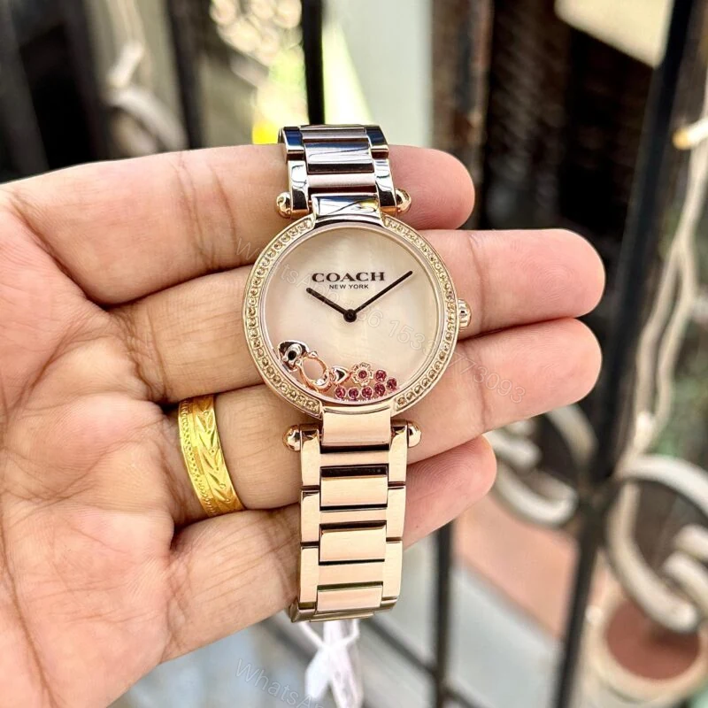 Coach Cary Quartz 34MM Rose Gold Mother-of-Pearl — view 1