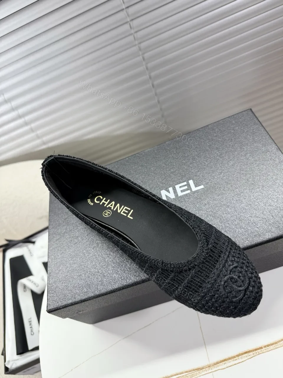 View 8 of Knit Slip-On Flats: Subtle Texture, Poised Comfort