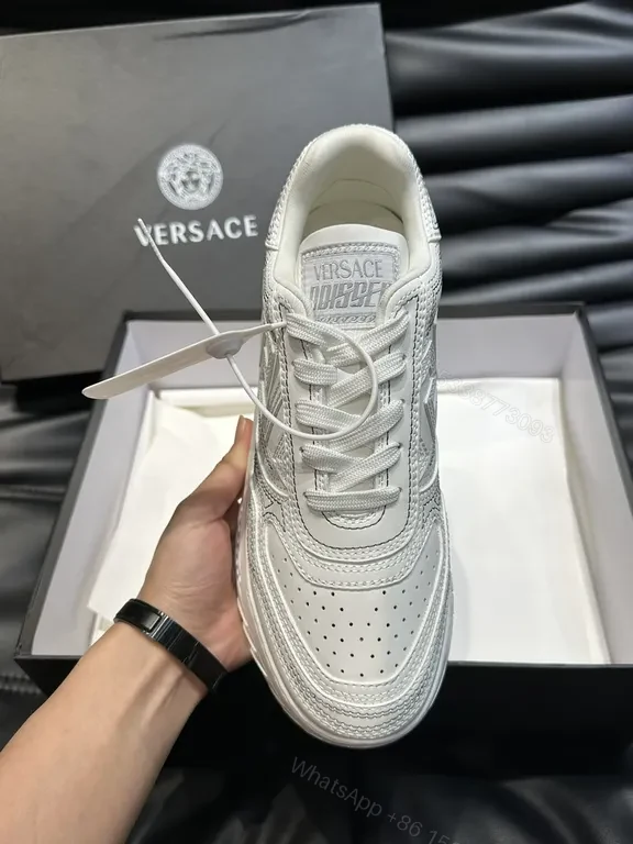 View 8 of White Luxury Sneakers â€” Minimalist Precision, Sculpted Comfort
