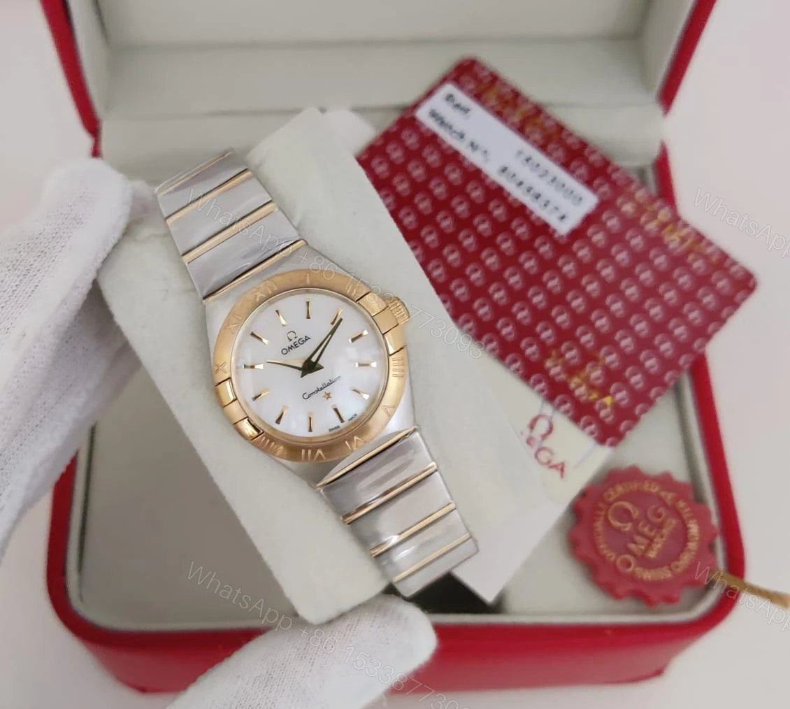 Omega Constellation Two Tone Ladies Watch — view 1