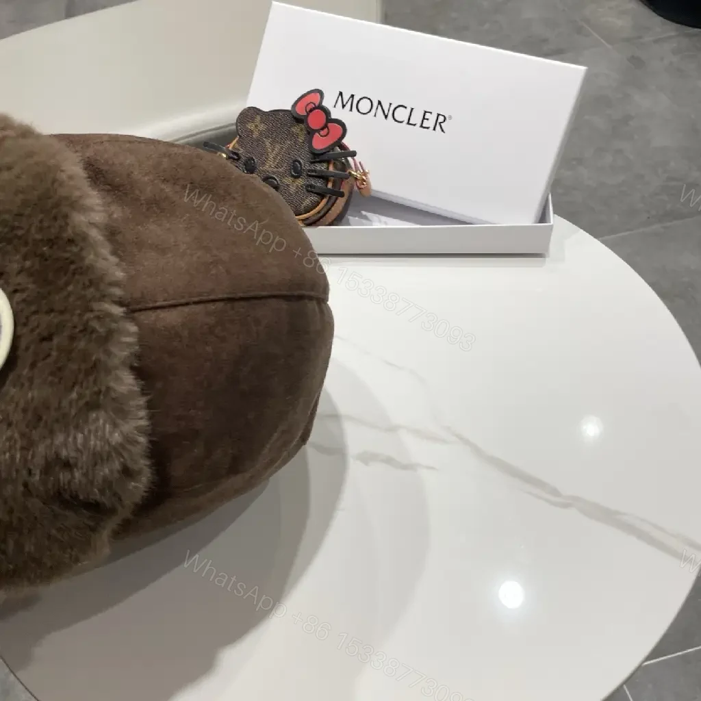 View 5 of Brown Faux Fur-Trim Trapper Hat: Luxury Warmth, All-Season Style