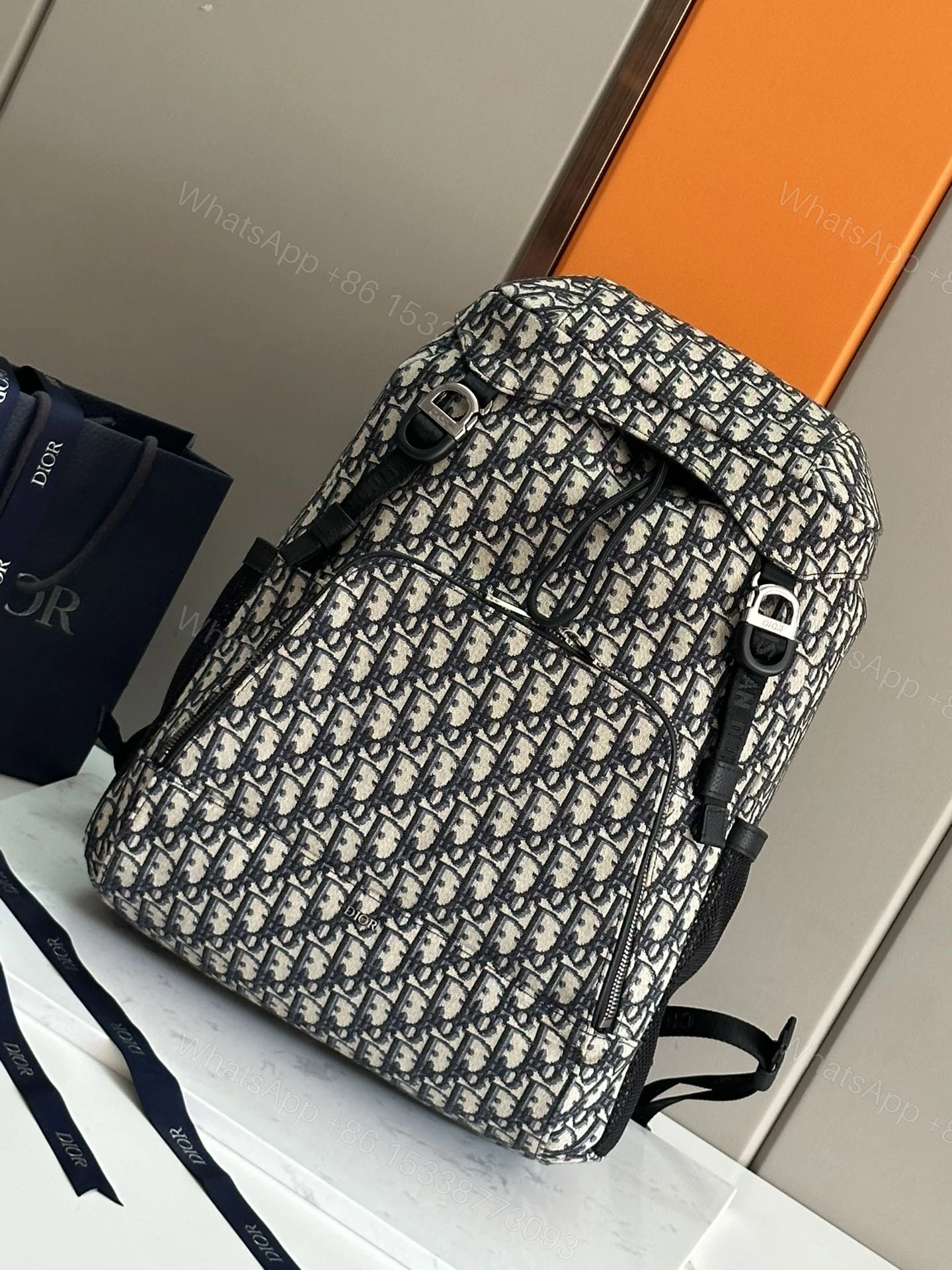 Dior 一比一復刻男士後背包老花束口多口袋設計款 — view 1