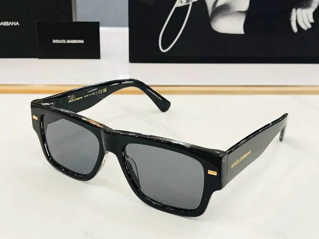 View 7 of Black Acetate Square Sunglasses - Luxury All-Day Comfort