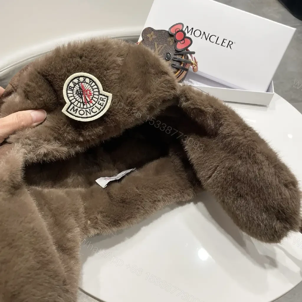 View 6 of Brown Faux Fur-Trim Trapper Hat: Luxury Warmth, All-Season Style