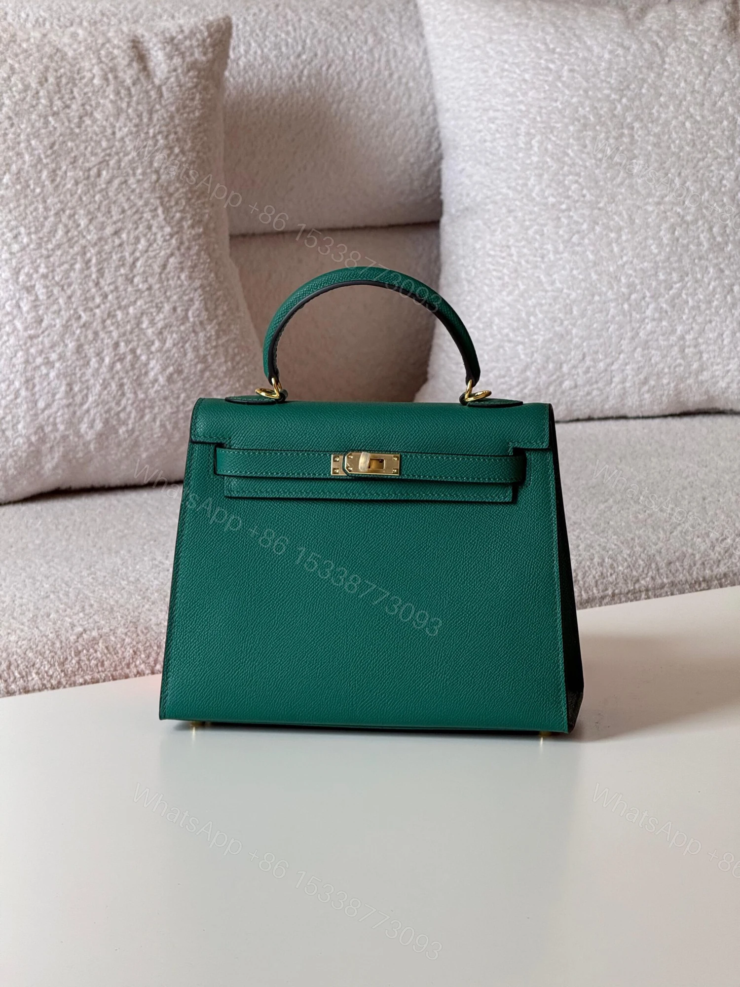 Hermès Kelly HSS 25 Epsom Vert Jade — view 1