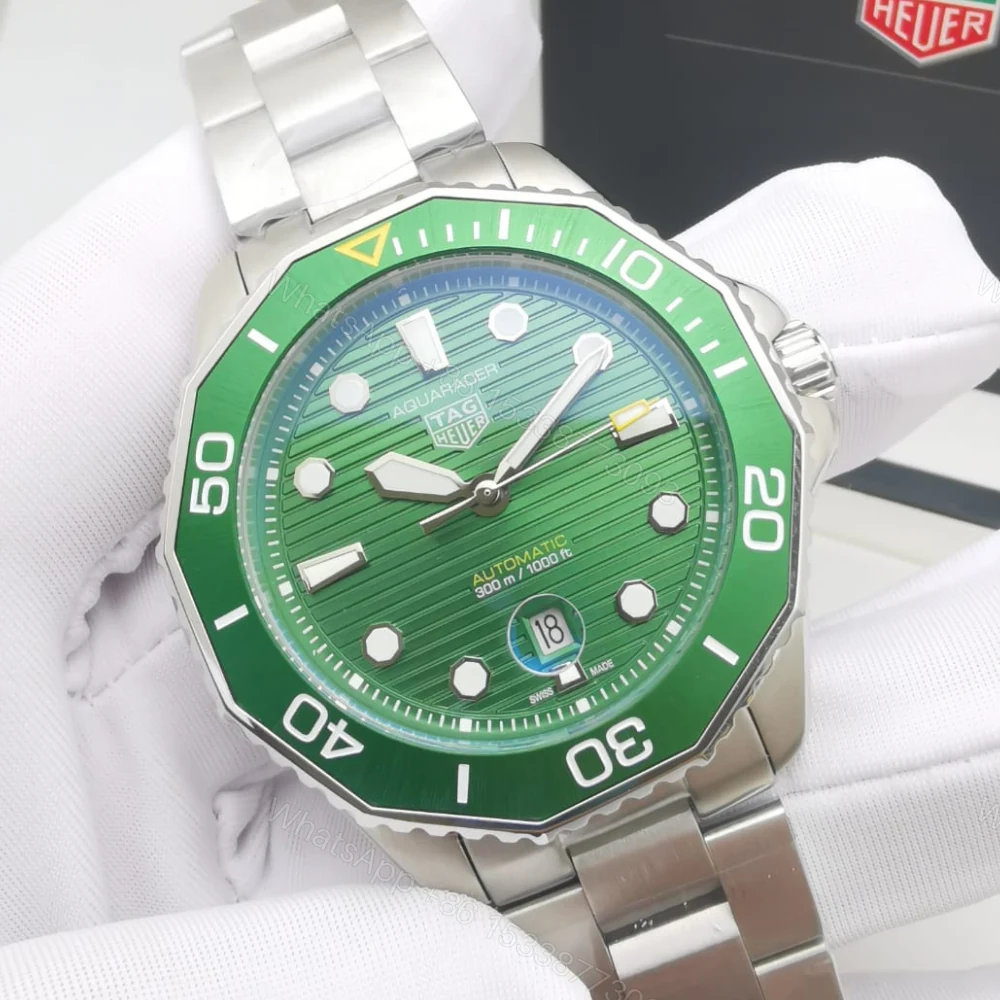 Tag Heuer Aquaracer Green Dial Master Quality Automatic Mens Watch — view 1