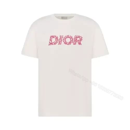 Dior Italic corail, coupe relax T-shirt — view 1